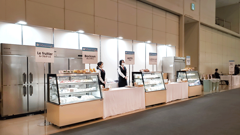 神戸国際展示場でスイーツ・生ケーキの提供
