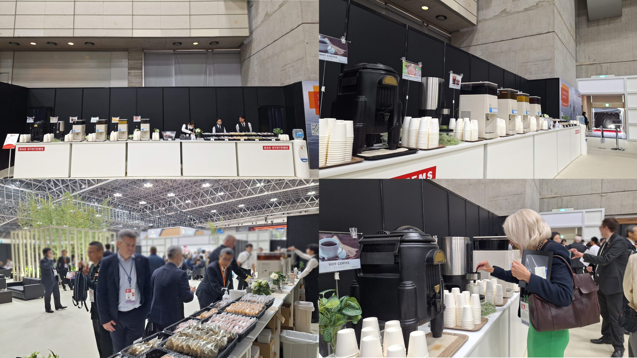 VIPラウンジ内のドリンクコーナー